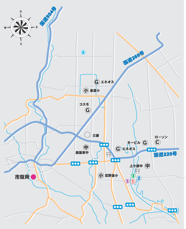 会社周辺地図